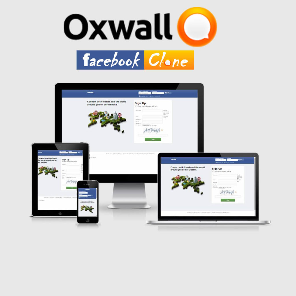 Ultimate Landing Page (Facebook Clone) – Oxwall Plugin